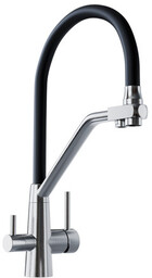 Bateria z filtrem wody GLOBALO Olintio Black/Inox 1.1