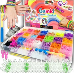 Duży Zestaw XXL Gumki Do Robienia Bransoletek 6800