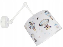 Kinkiet Lampa Ścienna Abażur Balony Zwierzęta Nowoczesna Led