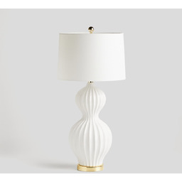 Lampa Stołowa Ze Szklaną Podstawą Flawless