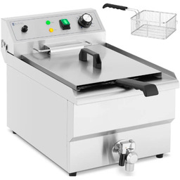 Frytownica elektryczna z kranem spustowym 230 V 3000