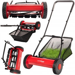 Kosiarka Ręczna Bębnowa Mechaniczna Wrzecionowa Pchana Z Koszem