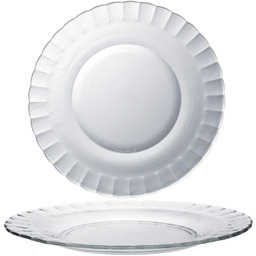 Talerz płytki Picardie transparentny 230x20mm zestaw 6 szt