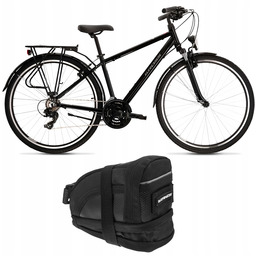 Rower trekkingowy/miejski męski rama alum. 21" Bagażnik Sakwa