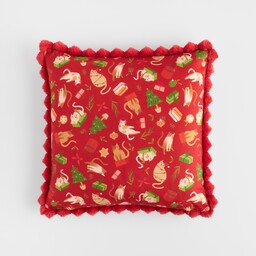 Poszewka z nadrukiem Miaoumas 45x45 cm z motywem