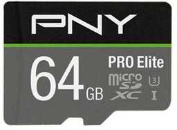 PNY PRO Elite microSD 64GB 100/60 MB/s U3