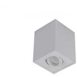 Azzardo Reflektor sufitowy szary metalowy kwadratowy AZ2995