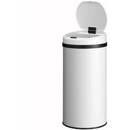 BIAŁY AUTOMATYCZNY KOSZ NA ŚMIECI 40L BEZDOTYKOWY