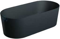 Omnires Ovo M+ Wanna wolnostojąca black lava 160x75