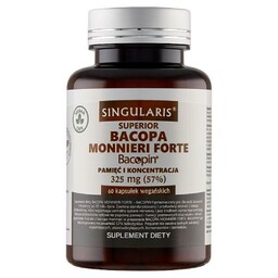 Singularis Bacopa monnieri FORTE- BACOPIN 325mg, 60kaps. ->