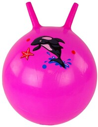Piłka Do Skakania Skoczek 45 Cm Różowy