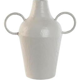 Home ESPRIT Biały metalowy wazon 33,5 x 20