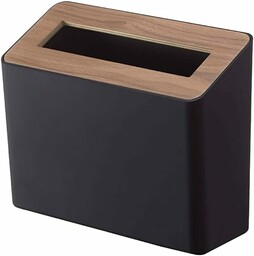 Yamazaki 5230 RIN stołowy kosz na śmieci, czarny,