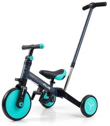 MILLY MALLY Rowerek biegowy Optimus Plus 4w1 Miętowo-czarny