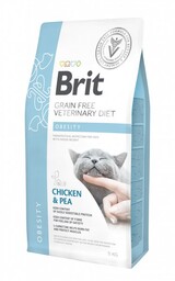 Brit Grain Free Veterinary Diet Cat Obesity Kurczak