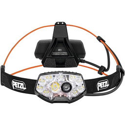 Petzl Nao Rl E105AA00 Latarka Czołowa, Czarny