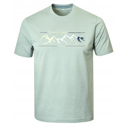 Męska Koszulka (T-Shirt) - Pako Jeans -Jasna Mięta,