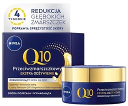 Nivea Q10 Przeciwzmarszczkowy Odbudowujący Krem na noc Ekstra