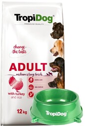 Tropidog Premium Adult Medium Large Breed Indyk