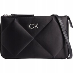 Calvin klein torebka damska re-lock quilt czarna