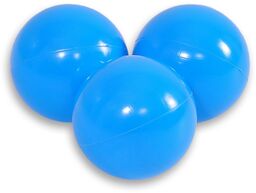 Plastikowe piłeczki do suchego basenu 50szt. - niebieskie
