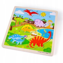 Puzzle dźwiękowe Dinozaury Bigjigs