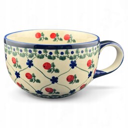 Filiżanka duża, kubek 450 ml Borówki dek. 63R