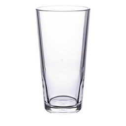 Roltex Szklanka plastikowa wysoka 280 ml transparentna