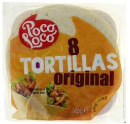 TORTILLA ORIGINAL 20CM,8SZT, 320G, POCO LOCO