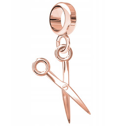 Charms Pozłacany z Nożyczkami Nożyce dla Fryzjerki Nożyczki