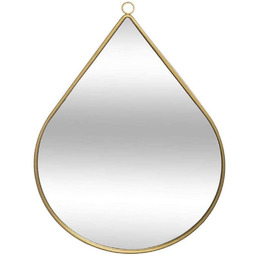 Atmosphera Lusterko ścienne w kształcie kropli, 39 cm