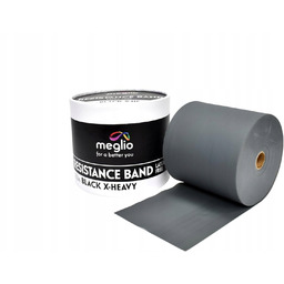 Guma Taśma Do Ćwiczeń Rehabilitacyjna Rozciąganie Rolka Szara