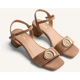 Hiszpańskie sandałki z ozdobą - GIOSEPPO 79090 BEŻOWE