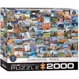 Eurographics, puzzle, Globetroter-Świat, 2000 el.