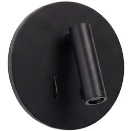 Kinkiet metalowy czarny dwupunktowy AZ3204 z serii Faro