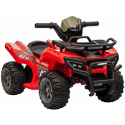 Quad elektryczny dla dzieci Homcom 70x42x45cm, czerwono-czarny