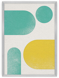 Plakat Abstract Shapes I, 50 x70 cm, Ramka: