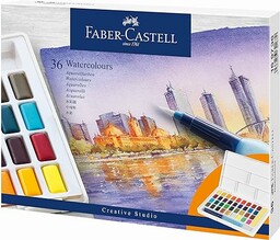 FABER-CASTELL 169736  Farby akwarelowe, 36 sztuk