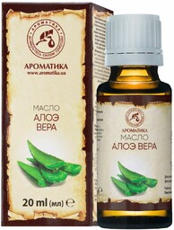 Olej Aloesowy, 100% Naturalny, Aromatika, 20ml