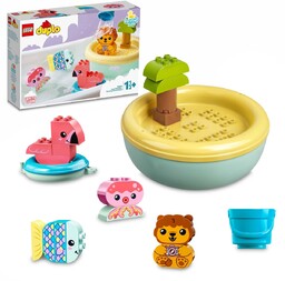 LEGO DUPLO, klocki Zabawa w kąpieli: pływająca wyspa