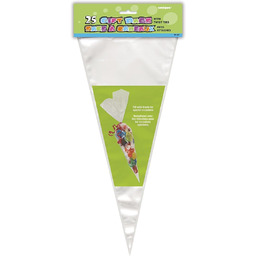 Przezroczyste duże torebki celofanowe (18 cm x 45