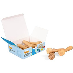 Jovi Plastilina Baby - 12 drewnianych pieczątek