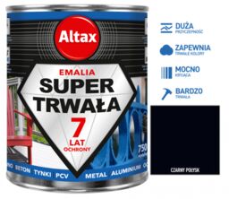 Altax Super Trwała Emalia 750ml Czarny Połysk