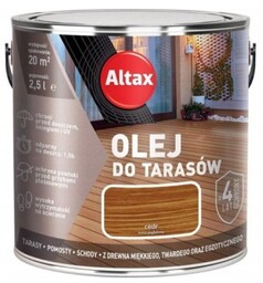 ALTAX Olej do tarasów 2,5L cedr