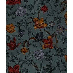 Tapeta Orange Flowers Wallcolors