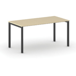 Stół konferencyjny do biura SQUARE, 160x80 cm, czarna