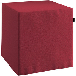 Pokrowiec na puf kostkę, bordowy, kostka 40 x