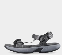 4F, Sandały damskie, Midshop shoes, ciemny szary, rozmiar