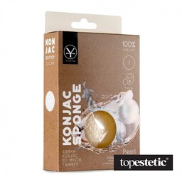 Yasumi Pearl Konjac Sponge S Gąbka konjac