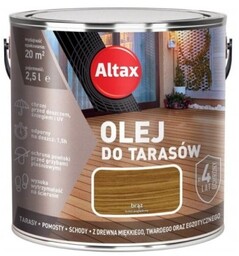 ALTAX Olej do tarasów 2,5L brąz